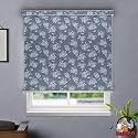 HIPPO Printed Blackout Indoor Roller Blinds for Windows Solar-Bunch Design Rolling Curtains Corded Roll Up and Down Blind for Home Office (4X9 FT)