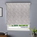 HIPPO Printed Blackout Indoor Roller Blinds for Windows Royal-WALL Design Rolling Curtains Corded Roll Up and Down Blind for Home Office (4X9 FT)