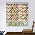 HIPPO Printed Blackout Window Roller Blinds One Click Headrail for Easy Installation Roll Up Down Blind for Home &amp; Office (Lantern-Curtain, 3FTX9FT)