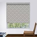HIPPO Printed Blackout Roller Blinds for Windows, One Click Headrail for Easy Installation Roll Up Down Blind for Home Office (Leaf-ALISTIC, 3FTX9FT)