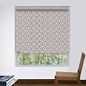 HIPPO Printed Blackout Roller Blinds for Windows, One Click Headrail for Easy Installation Roll Up Down Blind for Home & Office (AKAAR, 4FTX5FT)