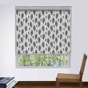 HIPPO Printed Blackout Roller Blinds for Windows, One Click Headrail for Easy Installation Roll Up Down Blind for Home &amp; Office (LEAFWALL, 4FTX5FT)