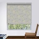 HIPPO Printed Blackout Roller Blinds for Windows, One Click Headrail for Easy Installation Roll Up Down Blind for Home &amp; Office (Floret, 3FTX7FT)
