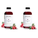 HipStirs Cranberry Syrup for Drinks | Real Ingredients Make Our Cranberry Pie Syrup for Cocktails a Perfect Festive Drink Mixer | Small Batch, Non-GMO, Vegan Cocktail Mixer | 8 Oz, 2 Pack