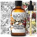 HIQILI English Pear &amp; Freesia Fragrance Oil for Perfume, Inspired by J-Malone, Candle &amp; Soap Making, Sweet Scents for Essential Oil Diffuser, Home Spray - 1.0 Fl Oz(Pack of 1)