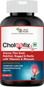 Hiral Health Cholesfix Tablets: Arjun chal, Flax seed with vitamins & Minerals | Heart health
