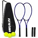 HIRALIY 27-Inch Tennis Racket for Adults with Ball and Carry Bag