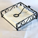 HiraWoodArt 0 Compartments iron Napkin Stand