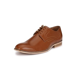 HiRELS Mens Derby Shoe Collection Cap Toe