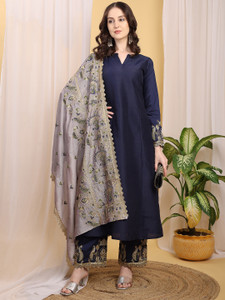 Hirvanti Fashion Women Kurta Palazzo Dupatta Set