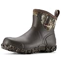 HISEA Men39s Rubber Rain Boots Waterproof Ankle