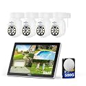 Hiseeu 8MP Wireless Security Camera System Outdoor