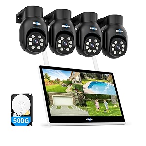 Hiseeu 5MP Wireless Security Camera System with