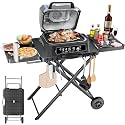 Hisencn 51 Inch Upgraded Grill Table Stand for Ninja Woodfire OG701&Pro XL