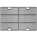 Hisencn Cast Iron Grill Grates for Nexgrill 720-0830H, 17''x26.4'', 2 Pack