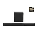 Hisense AX3100Q 3.1Ch Sound Bar with Wireless Subwoofer, Dolby Atmos, DTS:X, Bluetooth 5.3, Roku TV Ready, HDMI/AUX/ARC/Optical/USB, EzPlay, Ez UP, 7 EQ Modes