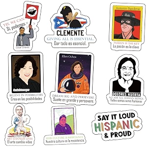 Hispanic Heritage Month Stickers - Bilingual Motivational