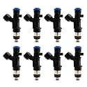 HiSport 0280158007 Fuel Injector Fuel Injectors V8 Compatible with Nissan