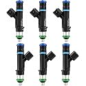 HiSport Fuel Injector 0280158020 6PCS Repalcement For Dodge Jeep Mitsubishi