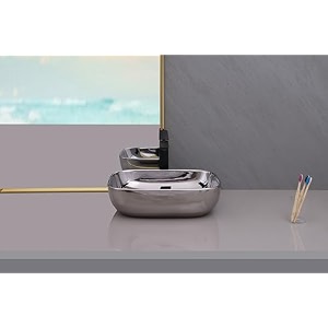hisre ceramic tabletop washbasintabletop marble basincountertop basin for living roombathroom sink 18 x 13 x 55 inch