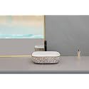 Hisre Ceramic Tabletop Washbasin/Tabletop Marble Basin/Countertop Basin for Living Room/Bathroom Sink (18 x 13 x 5.5 Inch)