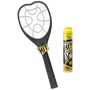 hit anti mosquito racquet rechargeable insect killer bat with led light black amp flying insect killer - mosquito amp fly killer spray amp malaria 700ml