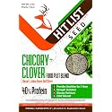 HIT LIST SEED® Chicory + Clover Food Plot Seeds for Deer [Perennial] - Deer Food Plot Seed Perennial - Deer Plot Seed Mix - Chicory, Ladino Clover, Red Clover - Spring, Summer & Fall Planting - 6 lbs