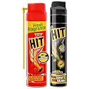 HIT Mosquito and Fly Killer Spray, 400ml & HIT Cockroach Killer Spray, 320ml Combo
