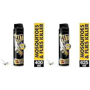 hit spray dengue and malaria killer 400ml amp spray flying insect killer fik - 625 ml combo