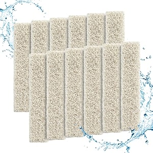 hitauing 12 count ammonia reducer filter pads fish tank filter pads for quietflow led pro model 20 and 75