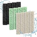 HiTauing 12 Count Mixed Pack Filter Pads for Aquarium with Ammonia&amp;Carbon&amp;Phosphate Reducer, Fish Tank Filter Pads for QuietFlow LED PRO Model 20 and 75