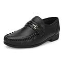 HITZ Men39s Brown Leather Slip-On Comfort Shoes
