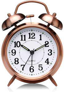 hiwaga analog brown clock