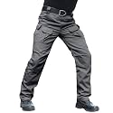 Hiwise Men's Stretch Tactical Pants Water Resistant Ripstop Cargo Pants Outdoor Lightweight EDC Work Hiking Pants