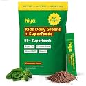 HIYA Kids Greens + Superfoods Powder, Chocolate, 55+ Whole-Foods, 0g Sugar