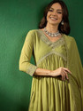 HIYAN TEXTILES Embroidered Kurta TrouserPant Dupatta