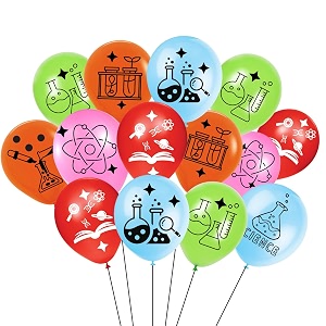 HK balloons 30Pcs Science Lab Printed Balloons