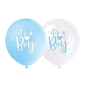 hk balloons baby shower latex balloon for baby shower balloon decoration pack of 30 -blue