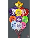 HK balloons Get Well Soon Printed Balloon Boquet - Pack of 11 Multicolor material Foil Multicolor