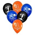 Hk Balloons Pack Of 30 Space Planet Astronauts Theme Party Balloons Birthday Decoration Party Supplies (Space Themed Balloons) (Space Themed Balloons) - Multicolor