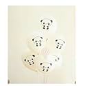 HK Balloons Cute Face Panda Balloons (White_Pack of 30)