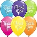 HK balloons Rubber Pack Of 30 "Thank You" Theme Party Balloons For Birthday Anniversary Baby Shower,Multi