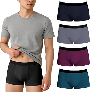 hk47 men underwear pack ice silk stretchable breathable trunks regular fit men39s brief anti bacterial quick dry innerwear for men