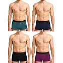 HK47 Men Underwear Pack, Ice Silk Stretchable Breathable Trunks, Regular Fit Men's Brief, Anti Bacterial Quick Dry Innerwear for Men