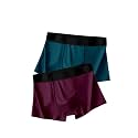 HK47 Men Underwear Pack, Ice Silk Stretchable Breathable Trunks, Regular Fit Men's Brief, Anti Bacterial Quick Dry Innerwear for Men