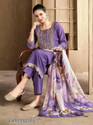 HKBD Fab Embroidered Kurta Salwar Dupatta