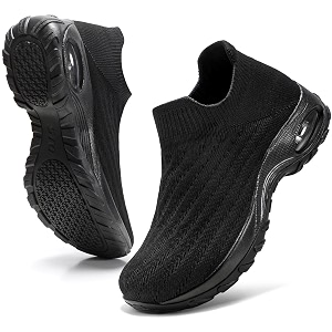HKR Women Walking Shoes Cushioned Slip On