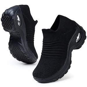 HKR Women Walking Shoes Cushioned Slip On