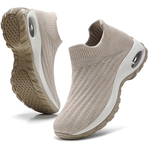 HKR Women Walking Shoes Cushioned Slip On