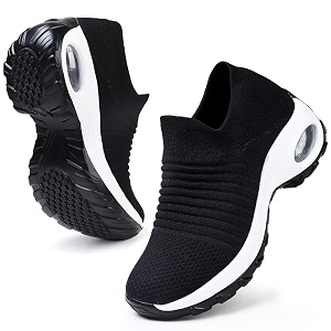 HKR Women Walking Shoes Cushioned Slip On
